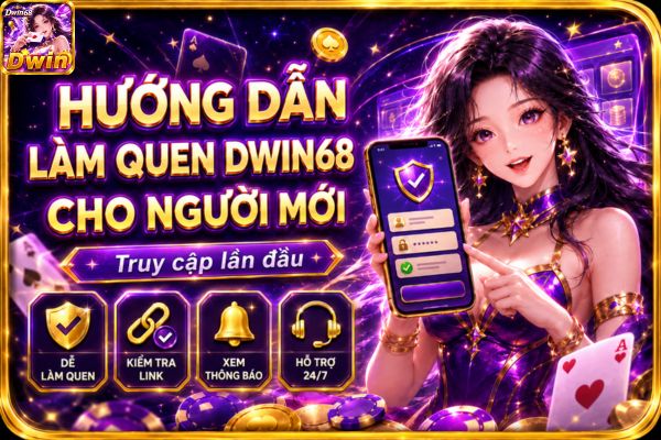 Hướng Dẫn Làm Quen Dwin68 Cho Người Mới Truy Cập Lần Đầu