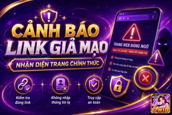 Cảnh Báo Link Giả Mạo Dwin68: Cách Nhận Diện Trang Chính Thức
