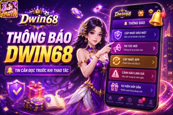 Thông Báo Dwin68 Cho Người Mới: Những Tin Cần Đọc Trước Khi Thao Tác