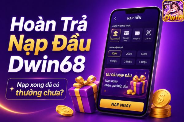 Hoàn Trả Nạp Đầu Dwin68: Nạp Xong Đã Có Thưởng Chưa?