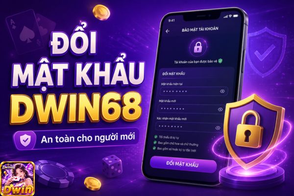 Hướng Dẫn Đổi Mật Khẩu Dwin68 An Toàn Cho Người Mới