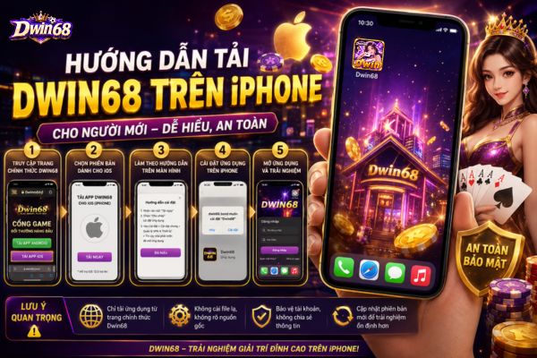 Hướng Dẫn Tải Dwin68 Trên iPhone Cho Người Mới