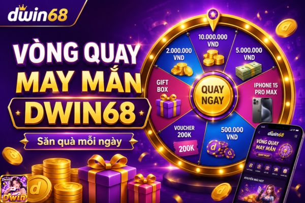 Sự Kiện Vòng Quay May Mắn Dwin68: Săn Quà Mỗi Ngày