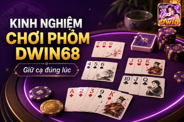 Phỏm Dwin68: Giữ Cạ Đúng, Đánh Lá An Toàn