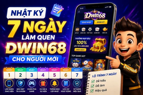 Nhật Ký 7 Ngày Làm Quen Dwin68: Hướng Dẫn Sử Dụng App Dwin68 Cho Người Mới