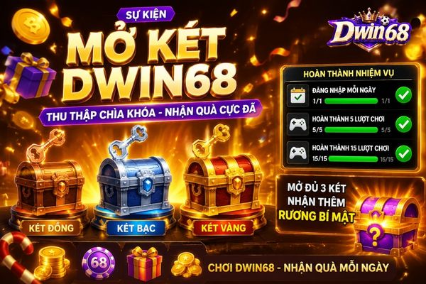 Sự Kiện Mở Két Dwin68 Có Gì Đặc Biệt? Cách Theo Dõi Tiến Độ Nhận Quà
