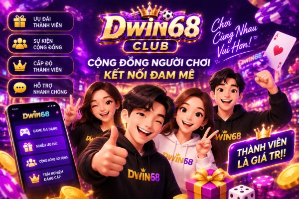 Khám Phá Dwin68 Club: Cộng Đồng Người Chơi Và Quyền Lợi Thành Viên Dwin68